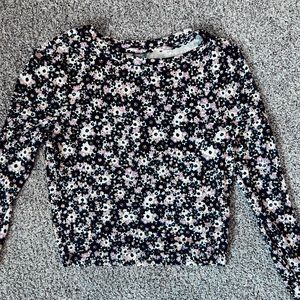 Wild Fable Flower Crop Top, Size S